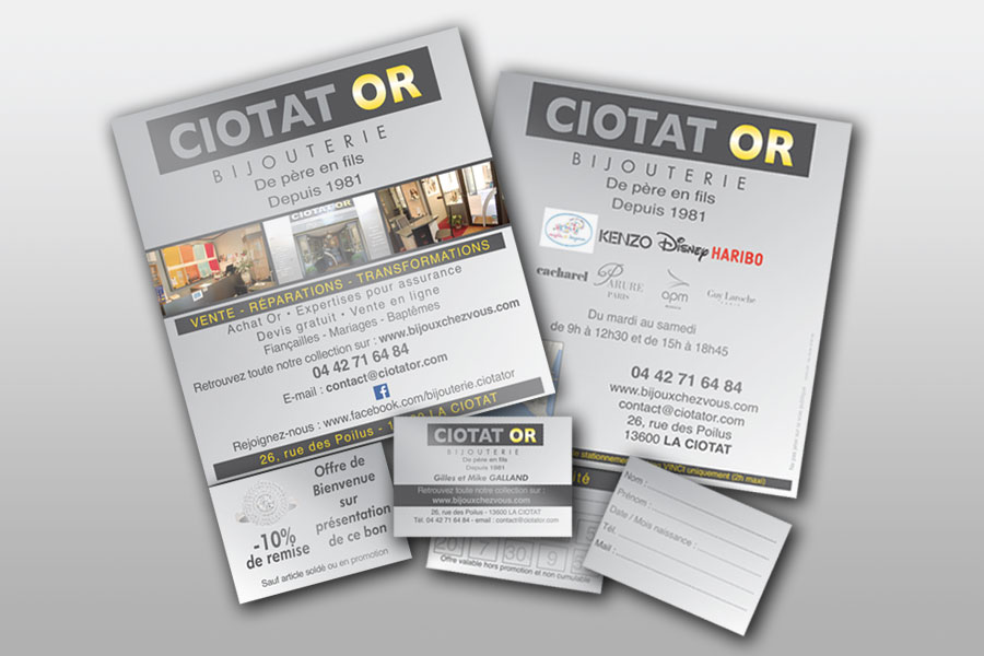 Flyers Intelligents pour Métiers de la Décoration et Cadeaux