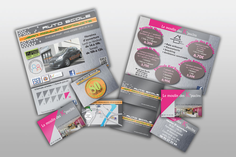 Flyers Intelligents pour Métiers de la Décoration et Cadeaux