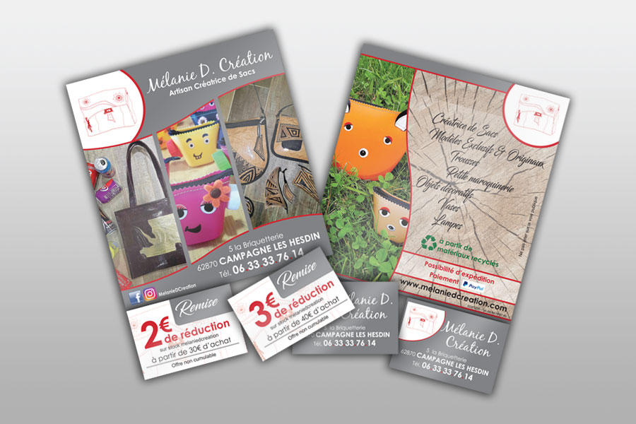 Flyers Intelligents pour Métiers de la Décoration et Cadeaux