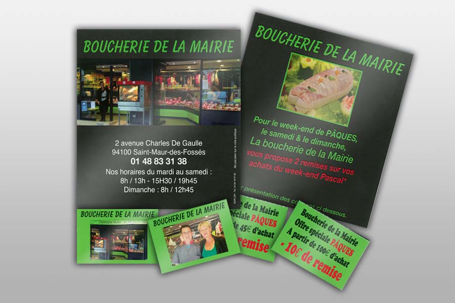 Flyers Intelligents pour Métiers de la Boucherie et Traiteurs