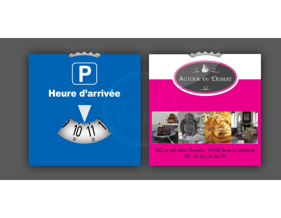 Disques de Stationnement pour Métiers de la Boulangerie et Patisserie