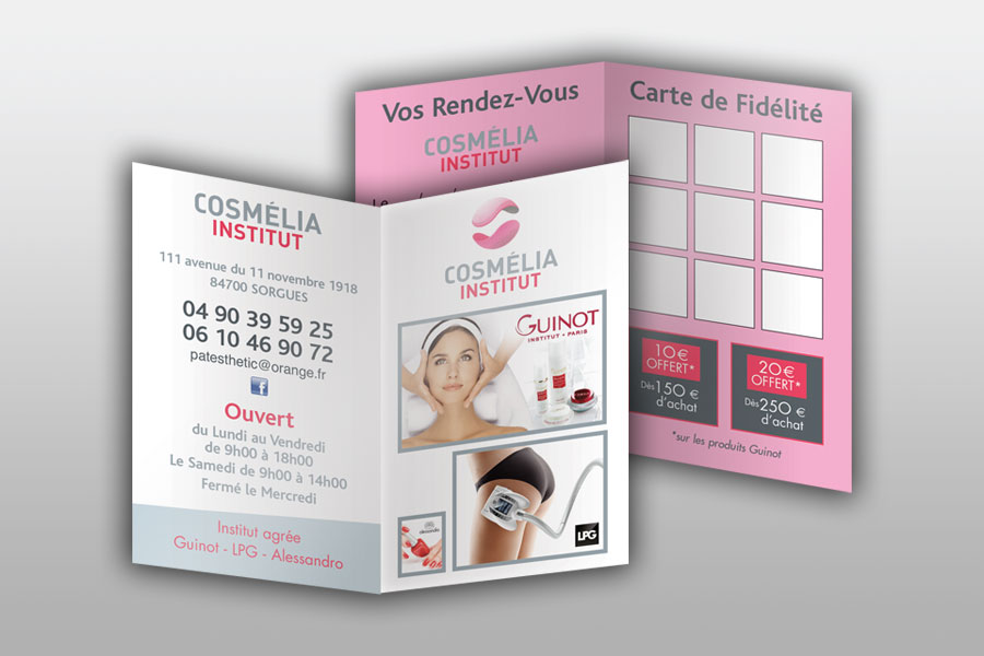 Cartes de Visite pour Métiers de la Coiffure, Beauté, Esthétique
