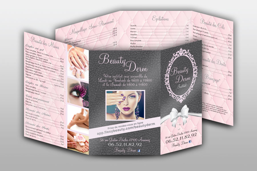 Plaquettes pour Métiers de la Coiffure, Beauté, Esthétique