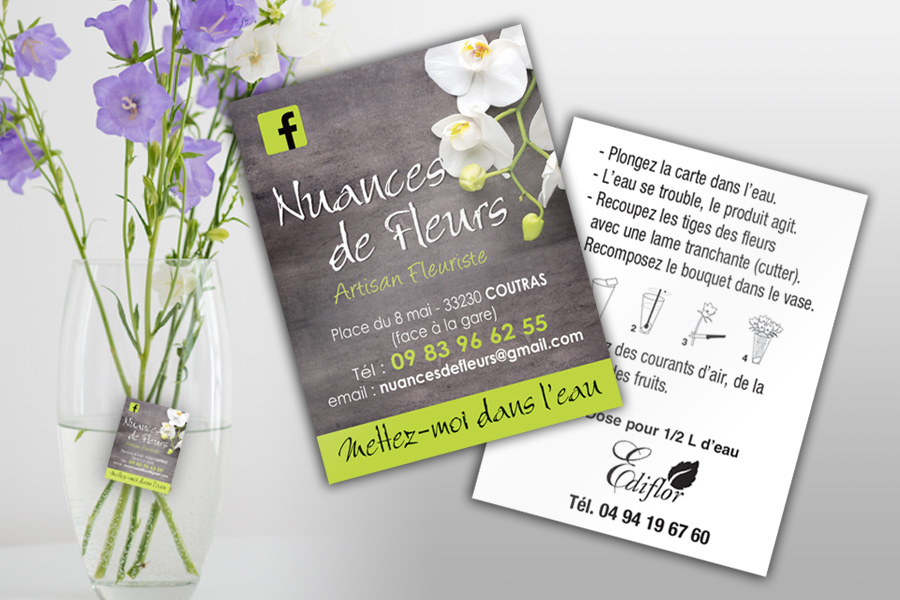 Cartes Conservatrices pour Fleuristes