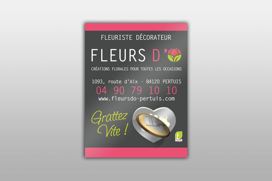 Cartes à Gratter pour Métiers de la Fleur