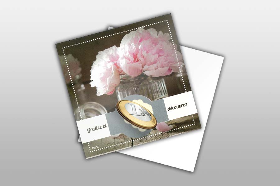 Cartes à Gratter pour Métiers de la Fleur