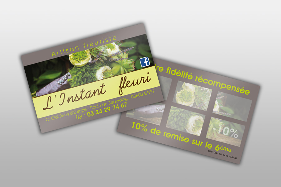 Cartes de Visite pour Fleuristes