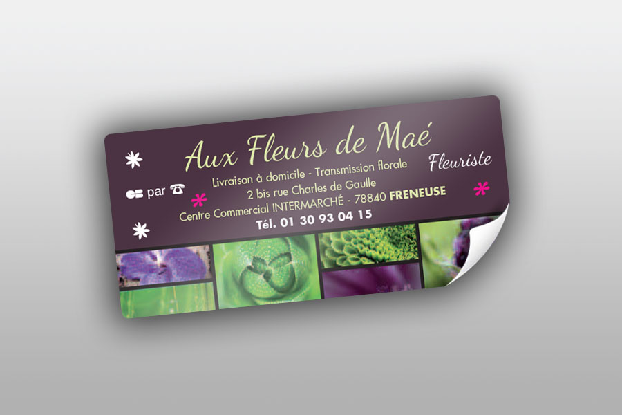 Etiquettes Adhésives pour Métiers de la Fleur