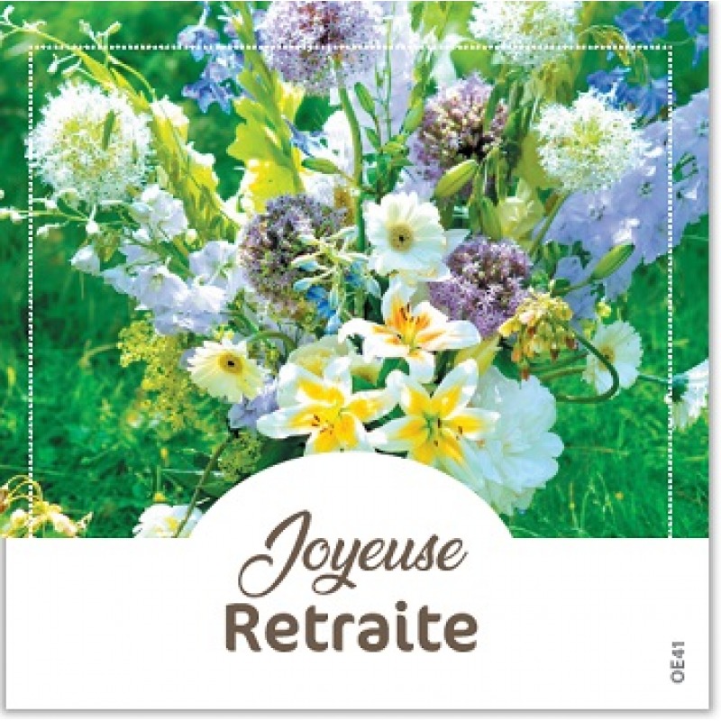 Cartes à Thème Bonne Retraite - Joyeuse Retraite