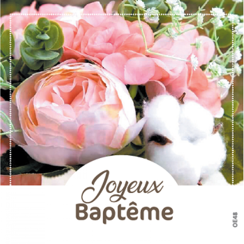 Cartes à Thème Baptême - Joyeux Baptême