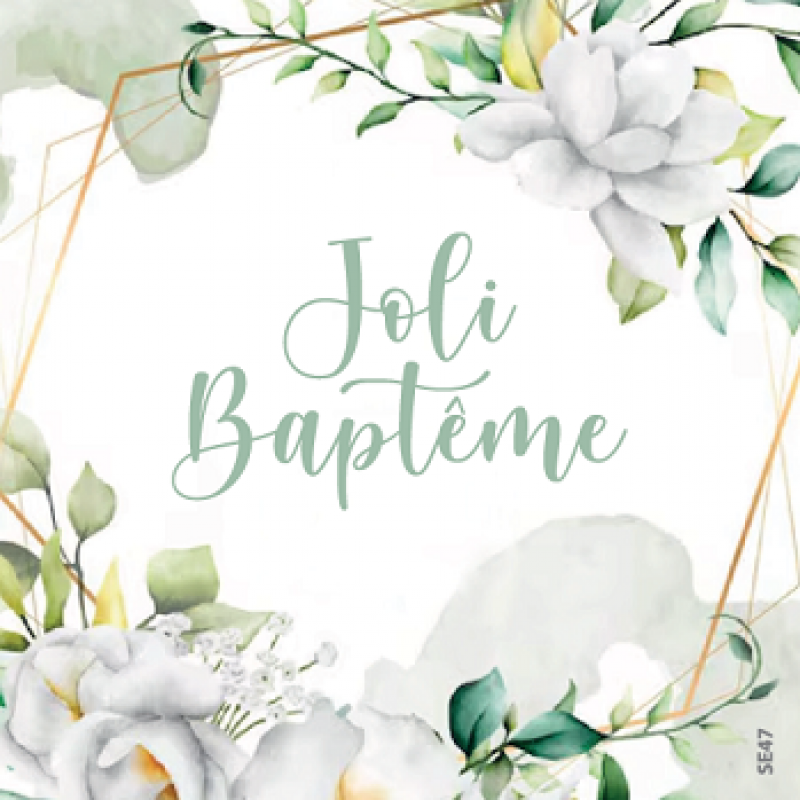 Cartes à Thème Baptême - Joli Baptême