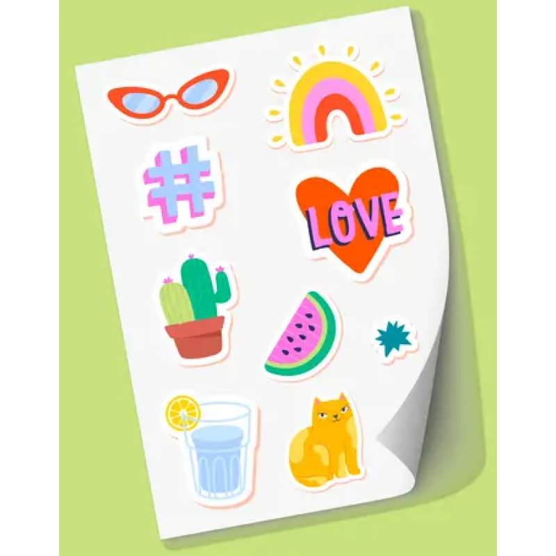 Planche A4 Stickers