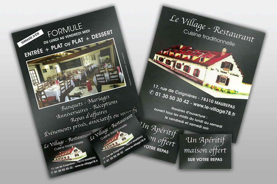 Flyers Intelligents pour Métiers de Bouche, Restauration et Epiceries