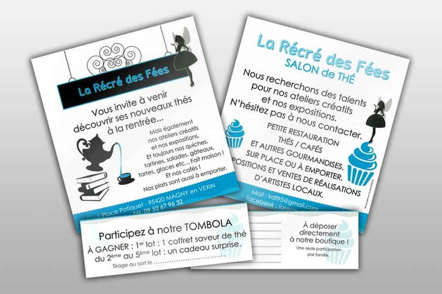 Flyers Intelligents pour Métiers de Bouche, Restauration et Epiceries