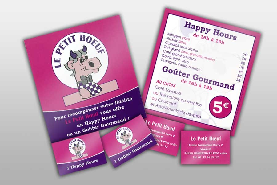 Flyers Intelligents pour Métiers de Bouche, Restauration et Epiceries